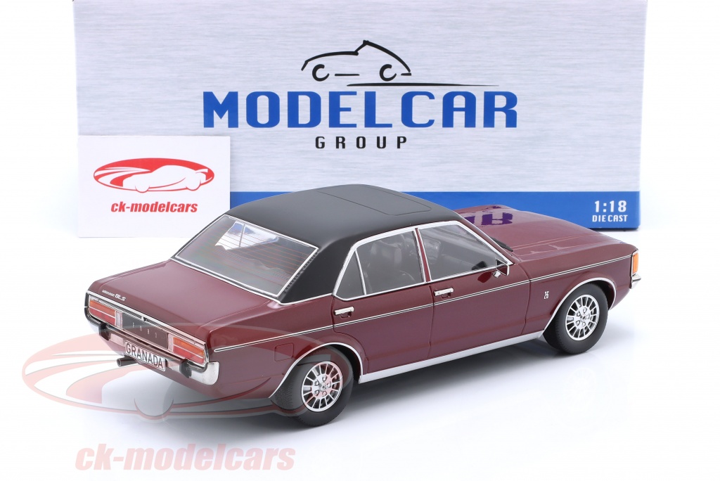 MODELCAR 1/18 - Ford Capri Mk.II Xpack 1975 Noire - Miniature Voiture De Collection
