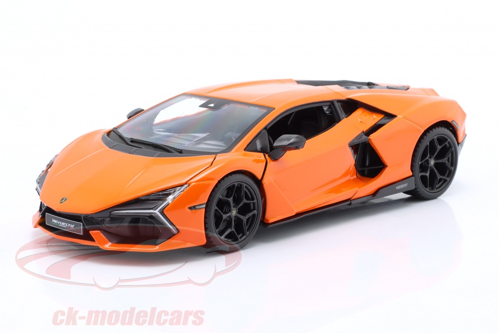 Modèle Réduit Lamborghini Revuelto Orange – Burago 1:43 – Superbe Collection