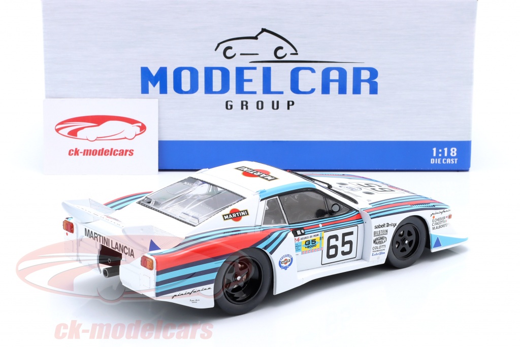 MCG 1:18 Lancia Beta Monte Carlo GR.5 #65: 1981 24 Hr Le Mans