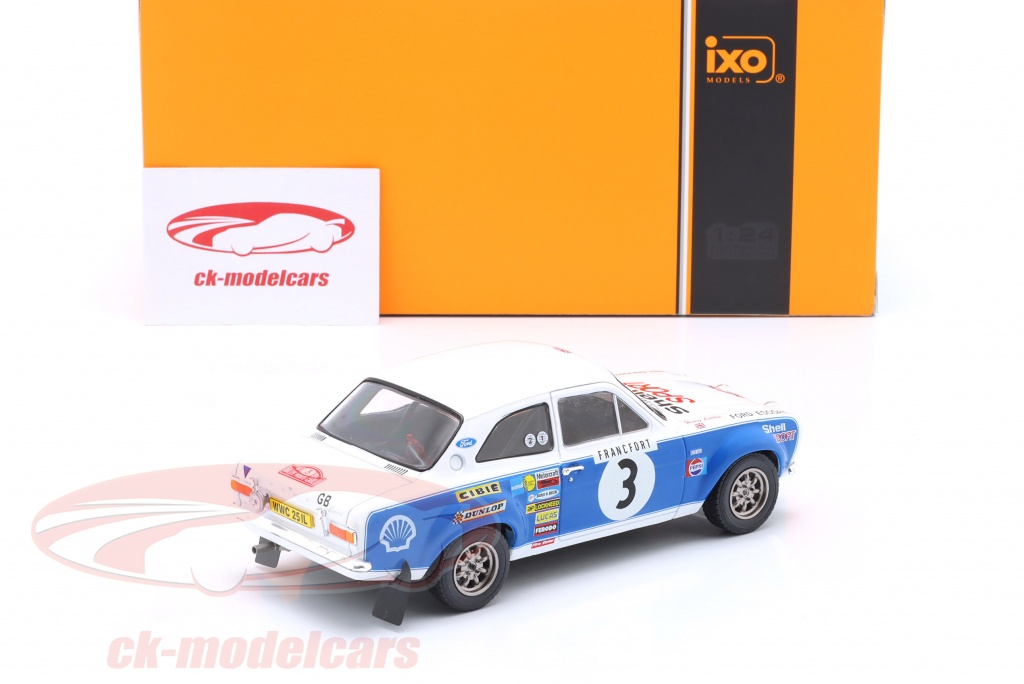 Miniature IXO 1/18 - Ford Escort MK I RS 1600 - Rallye Monte Carlo 1973