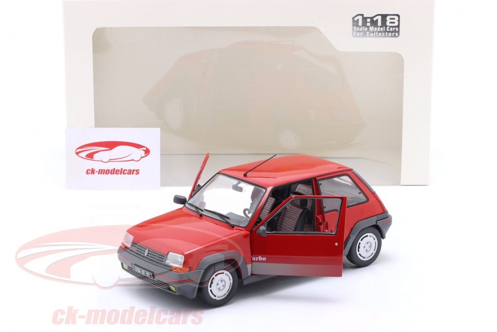 Renault 5 GT TURBO MK1 Rouge Vif 1985 - Solido - 1/18