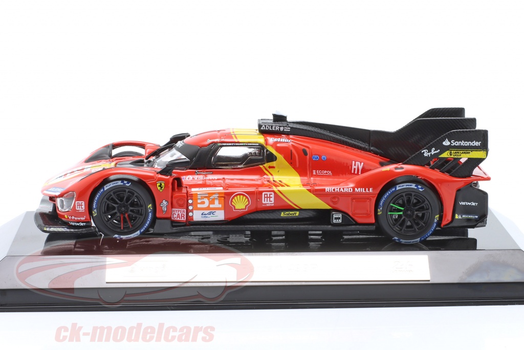 Bburago 1:43 Ferrari 499P #51 Sieger 24h LeMans 2023 Pier Guidi  