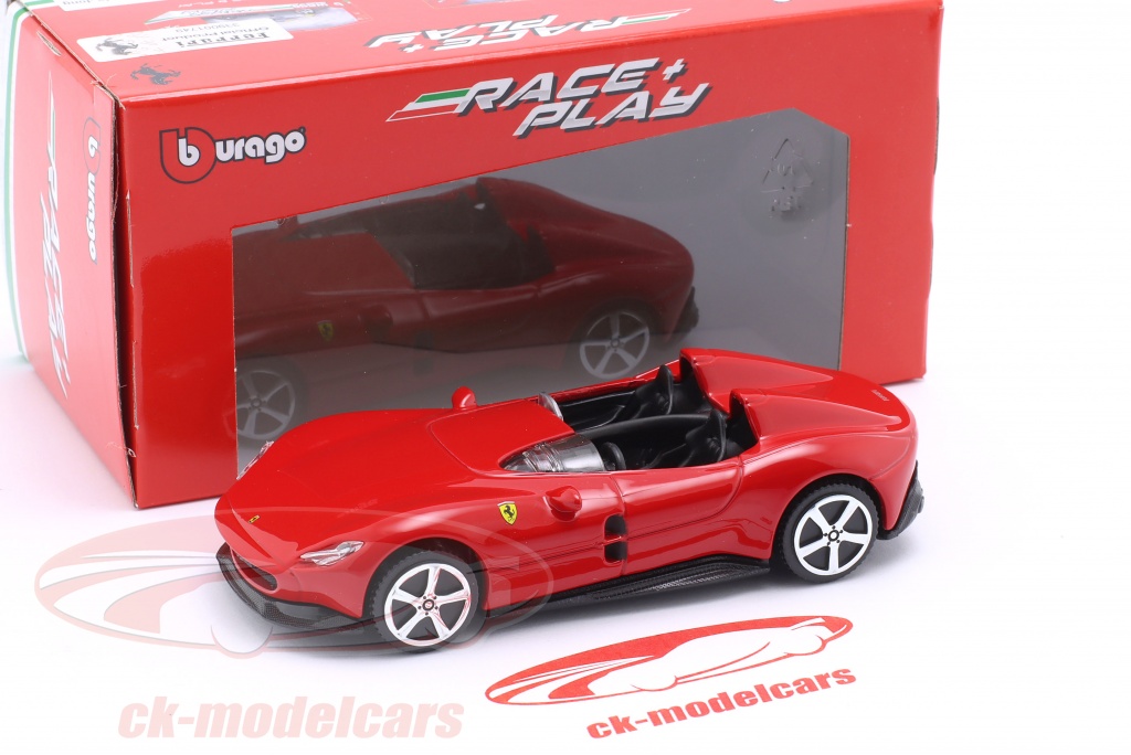 BBR-MODELS CAR61 Escala 1/43 | FERRARI MONZA SP2 2018 BLUE TOUR DE FRANCE