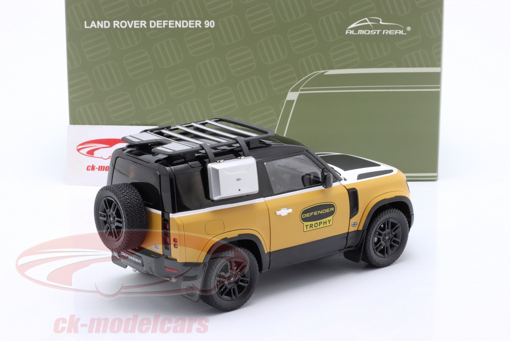 Almost Real 1:18 Land Rover Defender 90 Trophy Edition 2023 yellow 