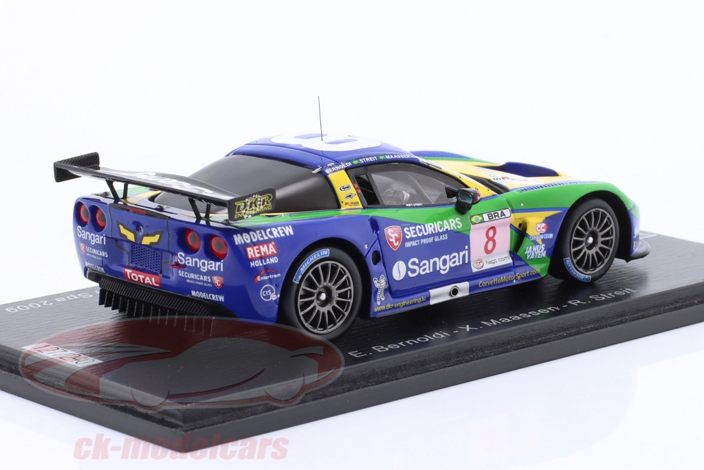 Spark 1/43 S0166 Chevrolet Corvette C5R #5 - Vainqueur 24h Spa 2007, Fassler & Deletraz