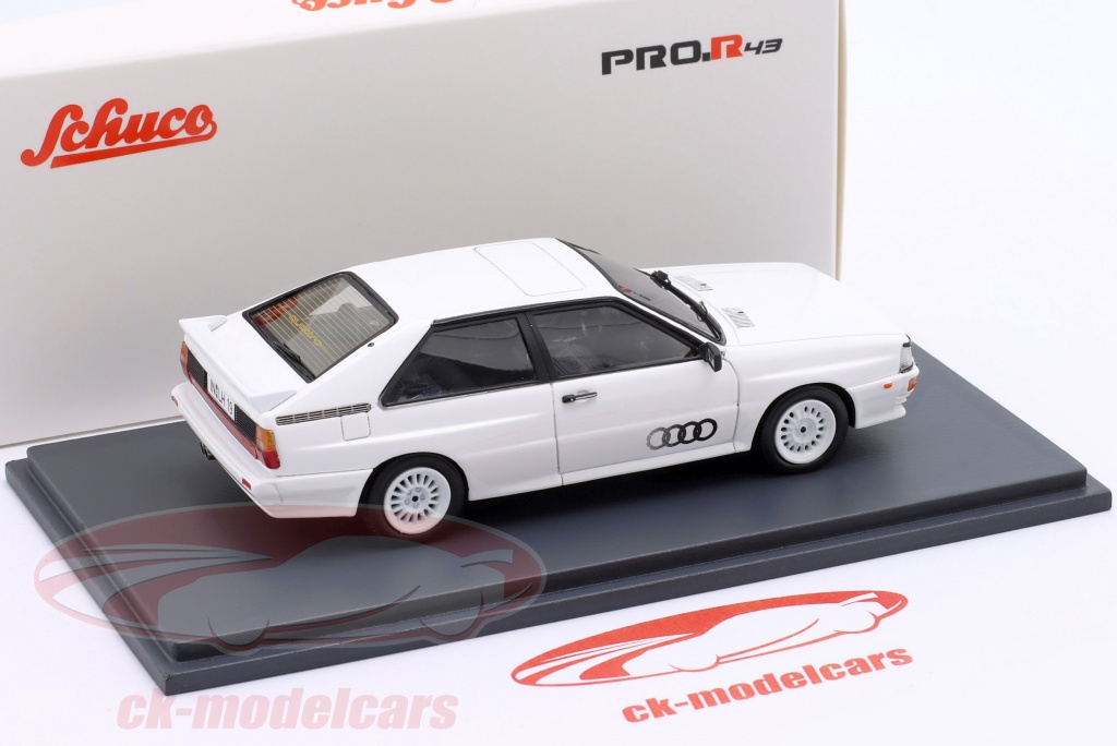 Audi Quattro Blanche 1984 – Miniature Schuco 1/43, Métal, Collection