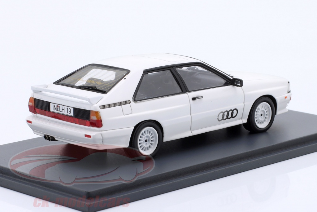 Schuco 1/43 Audi Quattro 1984 – Blanche, édition Limitée PRO.R43 (Art. 450923600)