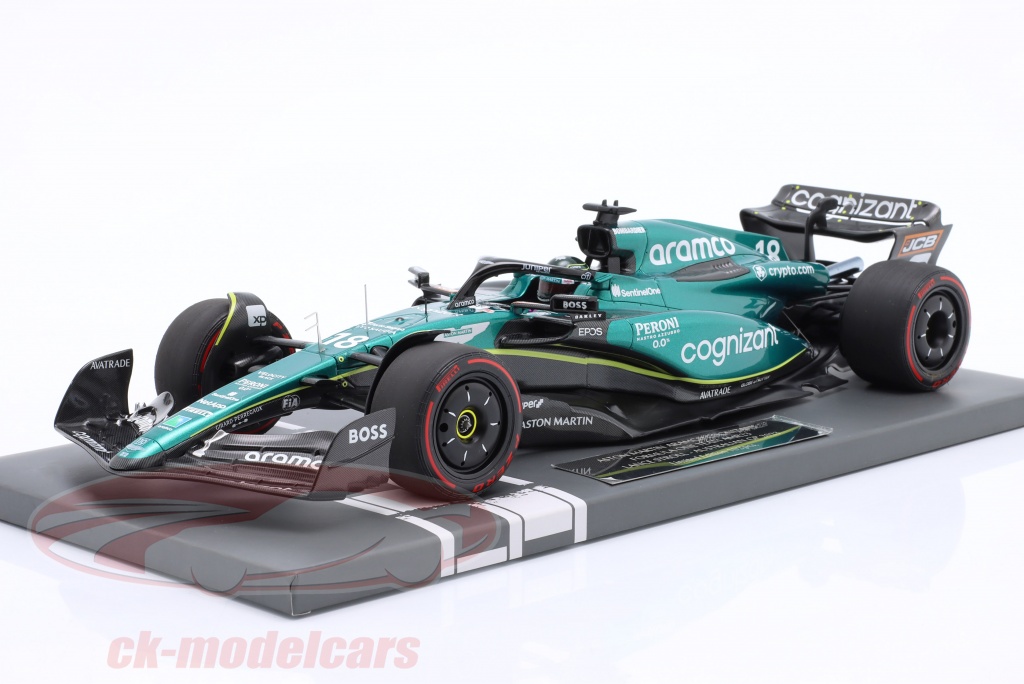 Minichamps 1:18 Lance Stroll Aston Martin AMR23 #18 formule 1 2023 117230118 modèle voiture