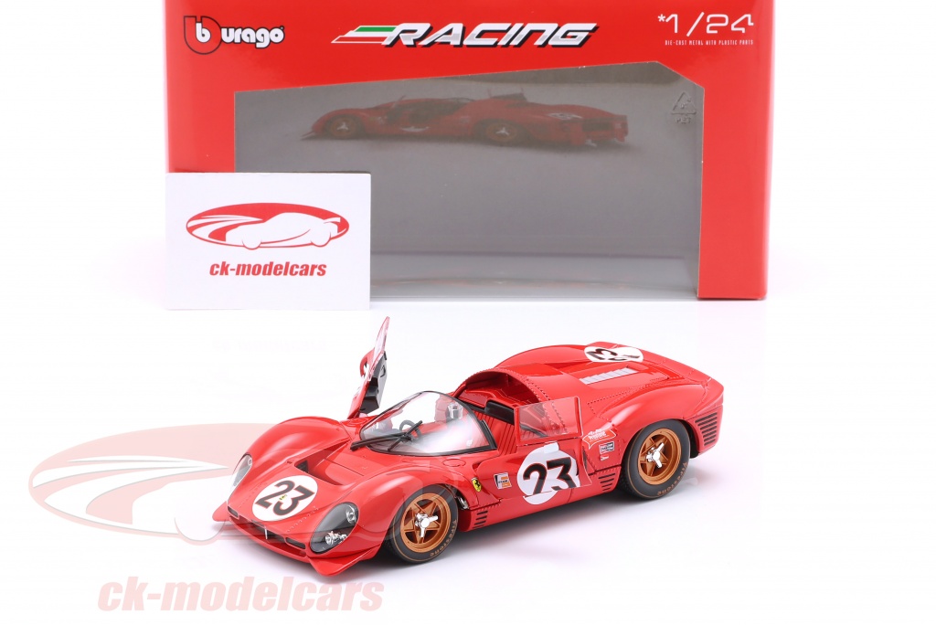 Bburago 1:24 Ferrari 330 P4 #23 Sieger 24h Daytona 1967 Bandini  