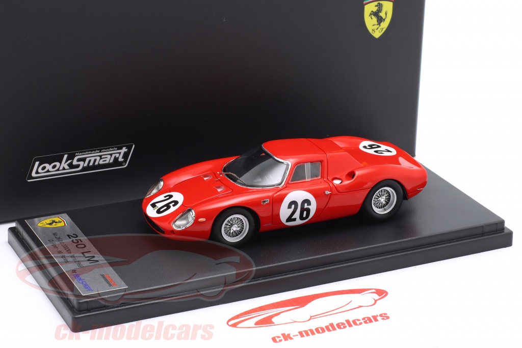 MG Model Kit Assembled 1/43 - Ferrari 250 le Mans 1966 No. 21 Piper