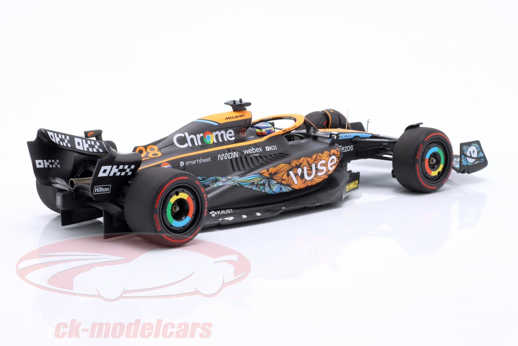 Minichamps 1/18 MCL36 D'Oscar Piastri – Test D'Abu Dhabi 2022 – Article De Collection Neuf Sous Blister