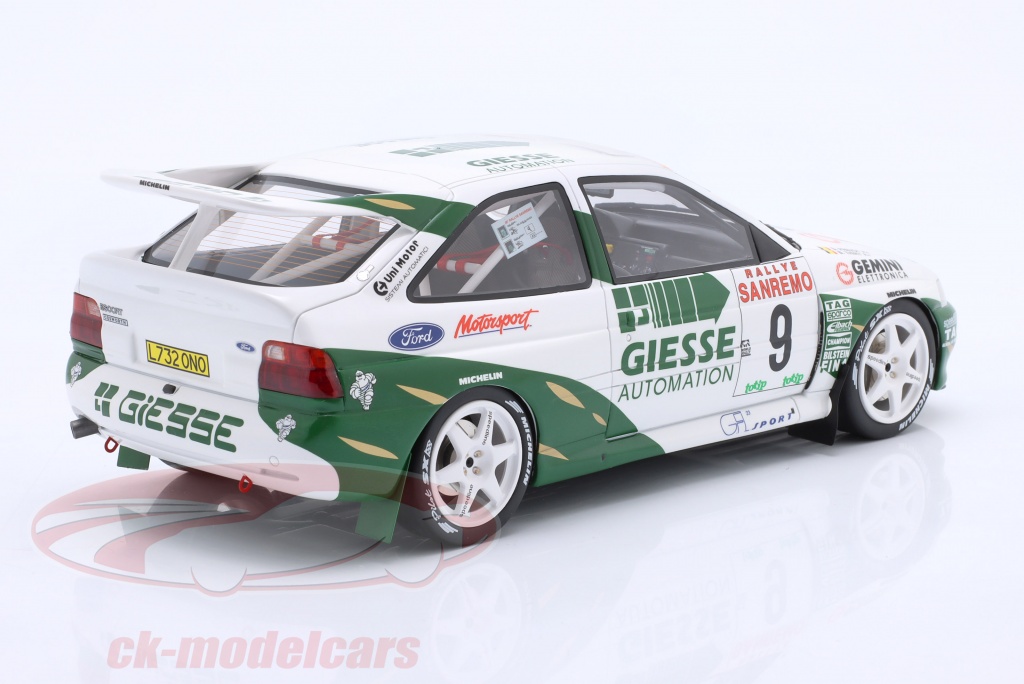 Ford Escort RS Cosworth Gr.A Rally Monte Carlo (White/Blue) (Diecast Car) - Hobb