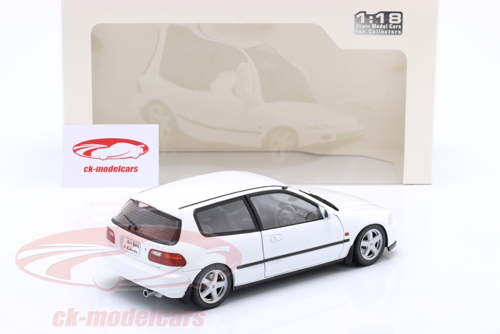 Voiture Collection 1/18 Modèle Réduit Solido 1:18 Honda Civic EG6 Sir II Works 1991 Bleu Nacré - Neuf Honda Sp1