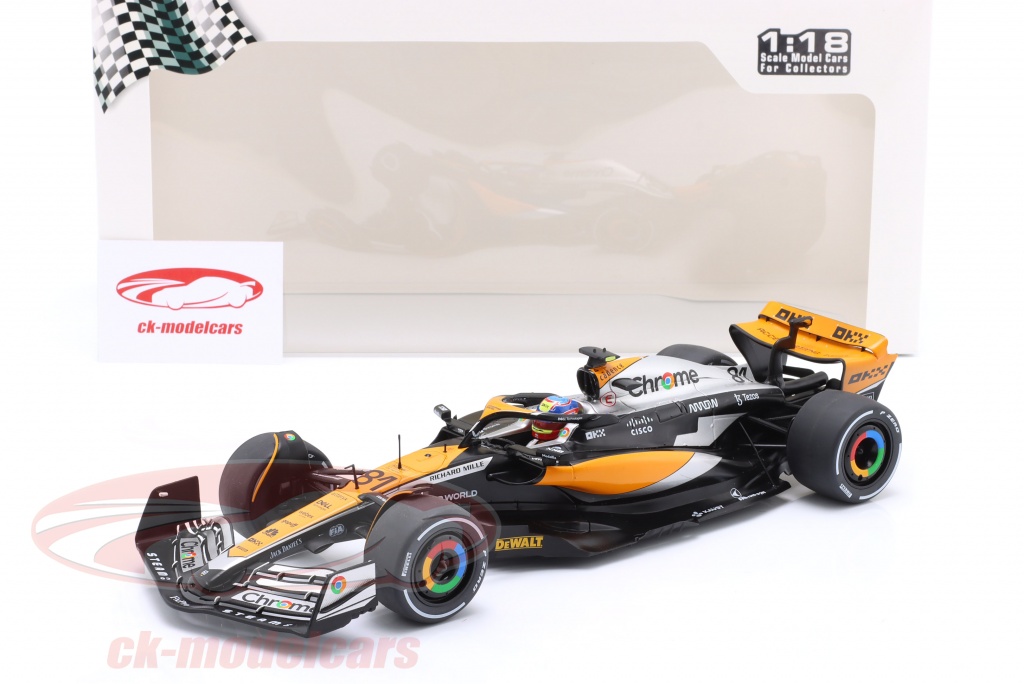 Modèle Réduit 1:18 Solido McLaren F1 MCL60 #81 - Grand Prix De Grande-Bretagne 2023, Pilote Oscar Piastri - Neuf