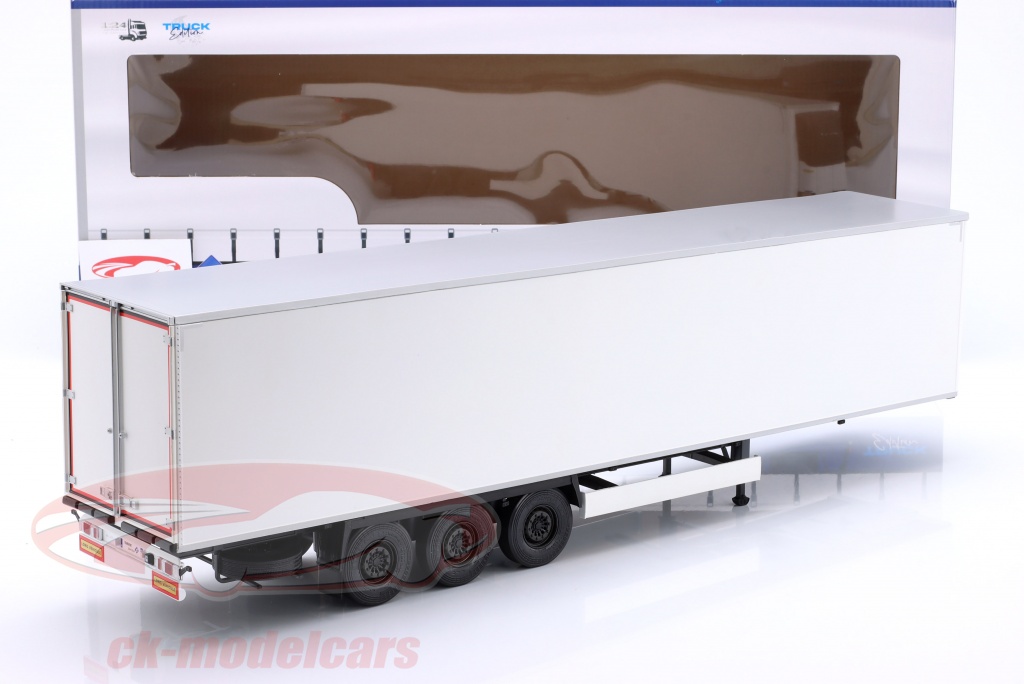 SOLIDO Remorque Frigo White 1:24 - Modèle Collection Avec Roues Directionnelles