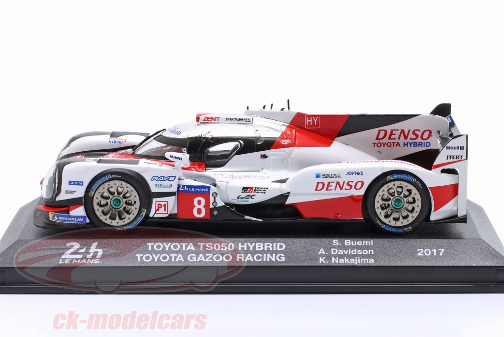 Toyota TS050 Hybrid Nº8 Le Mans 2017 | Spark 1/43 Para Hachette