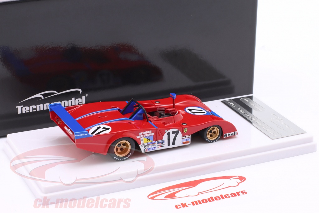Mebetoys 1/43 – Ferrari 312 PB #8 Rouge – Série Europa – Neuf (blister Ouvert)