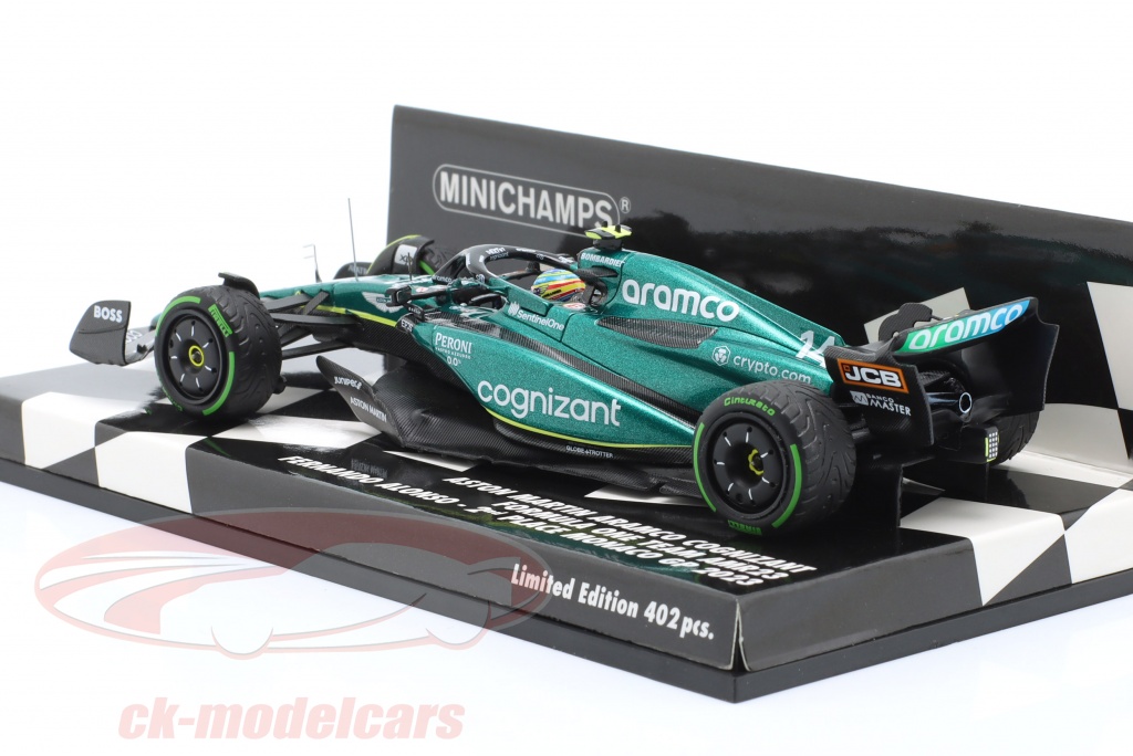 Minichamps 1:43 F. Alonso Aston Martin AMR23 #14 2番目 モナコ GP 