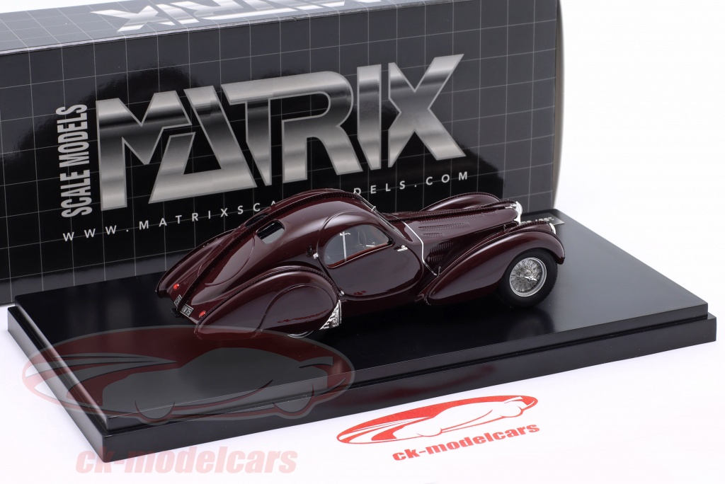 Miniature Matrix 1/43 - Bugatti T57S Atlantic #57473 - 1937 Marron - Prévendue