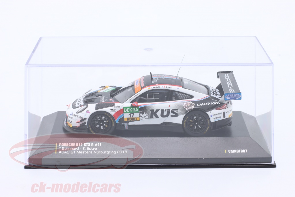 Porsche 911 GT3 R Miniature 1/43 CMR - #17 Team KUS - ADAC GT Nürburgring 2018