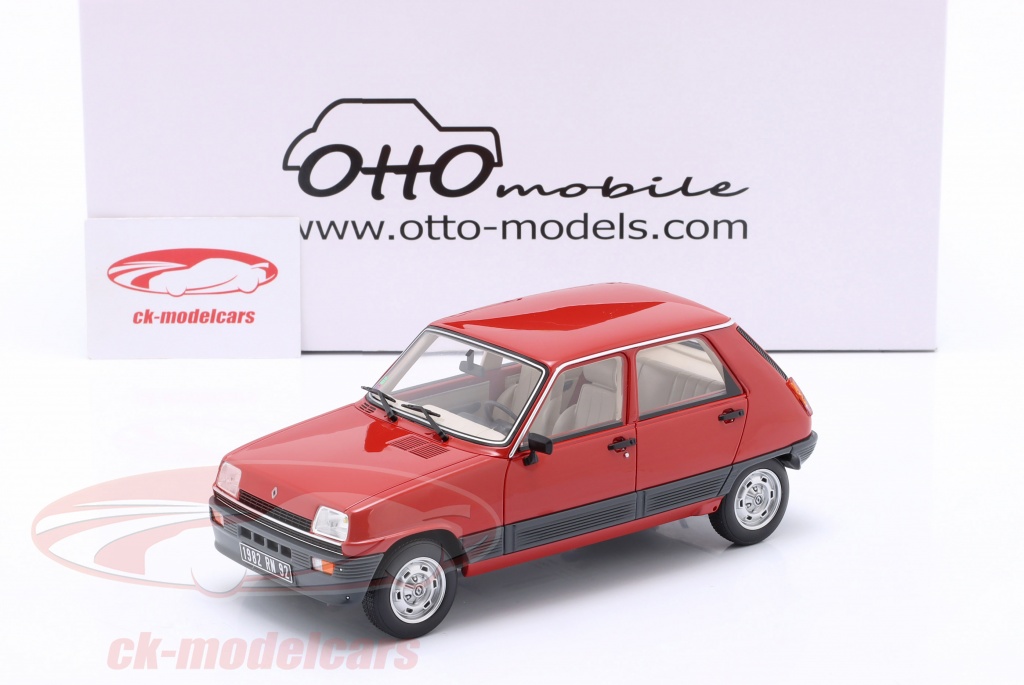 Ottomobile 1:18 Renault 5 R5 GTL Année de construction 1984 rouge