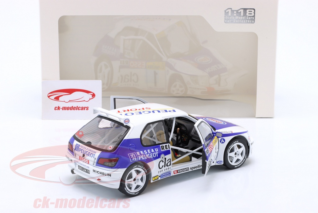 Peugeot 306 Maxi 2nd Rallye Monte Carlo 1996 François Delecour - Hervé Sauvage 1:18