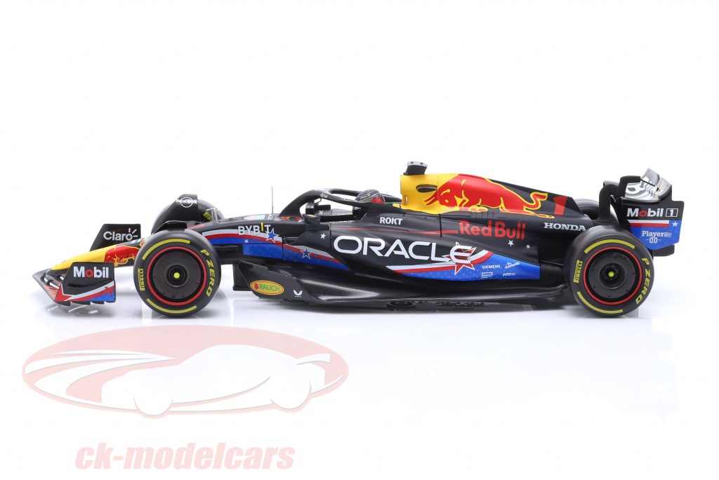 Bburago 1/43 F1 RB19 Verstappen #1 | Modello Auto Die-Cast GP Austin 2023 Collezione