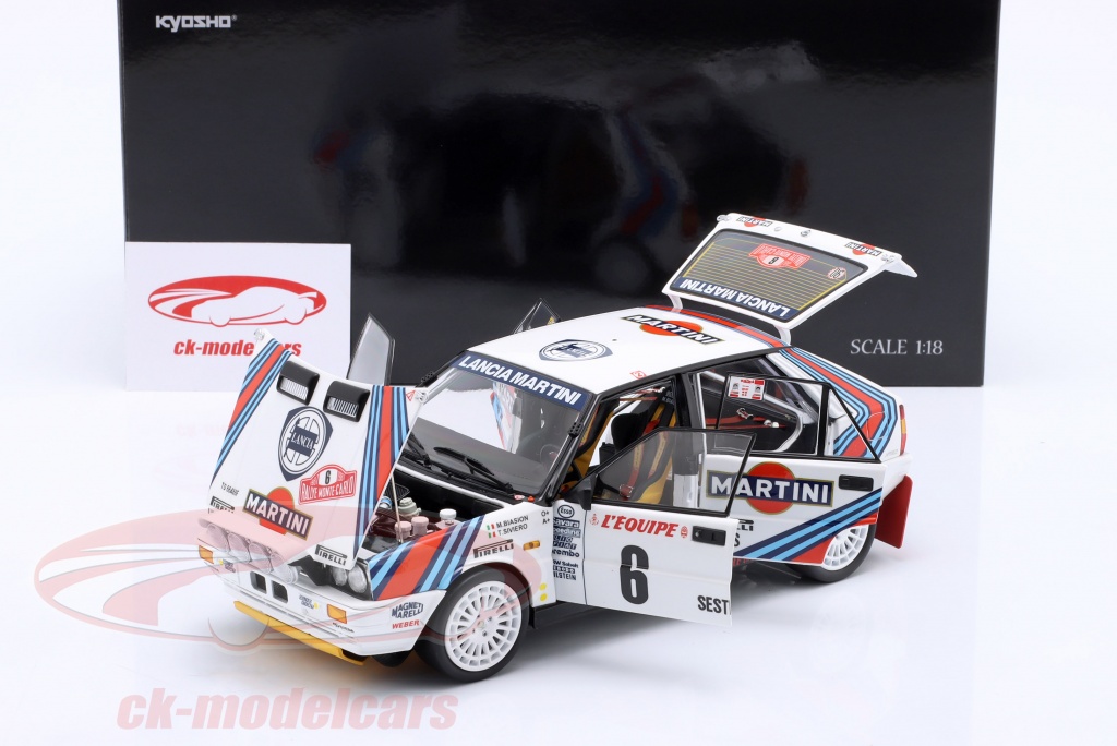 Affiche Rallye Monte-Carlo 1987 – Lancia Delta HF 4WD – Biasion / Siviero – Italie