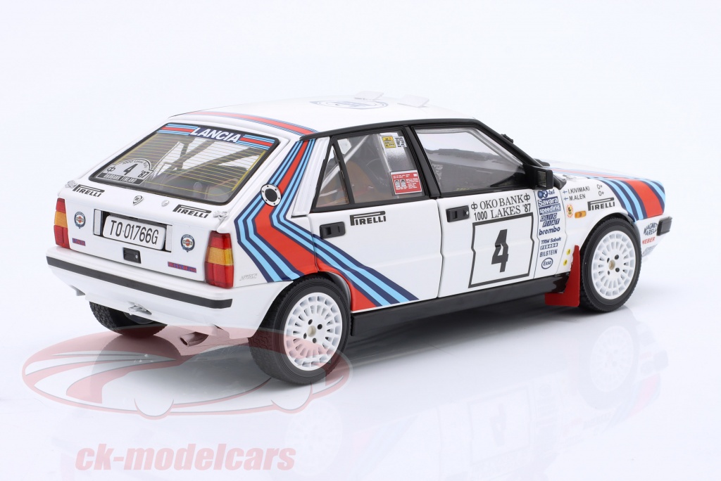 Lancia Delta HF 4WD 1987 1000 Lakes Kyosho Scala 1:18 a 307€ da Tiny Cars | Tiny cars Lancia Delta HF 4WD 1987 1000 Lakes Kyosho Scala 1:18 a 307€ da Tiny Cars | Tiny cars