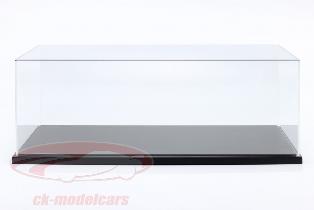 Beleuchtete Modellauto-Vitrine 1:18 – Acryl-Displaybox Mit LED-Licht, Lederbasis, Staubdicht & UV-Schutz, 33,3x17,1x16 Cm – Für Sammlerstücke & Präsentation