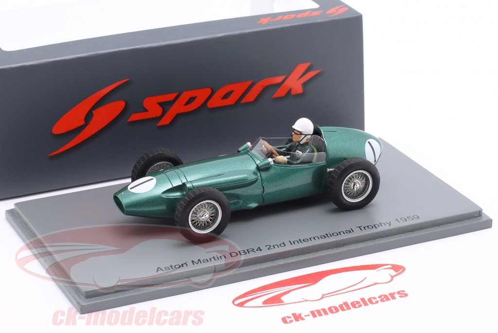 Modèle Réduit Aston Martin F1 DBR4 #1 Silverstone 1959 - Spark 1:43 - Neuf