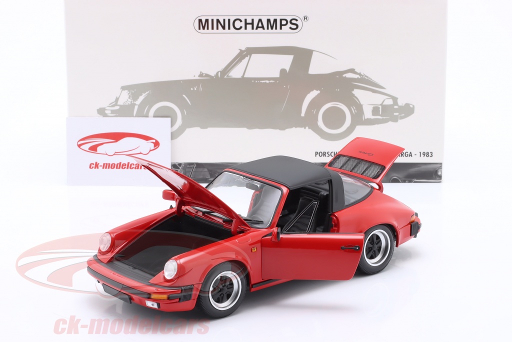 Minichamps 1:18 Porsche 911 Carrera 3.2 Targa Baujahr 1983 rot 