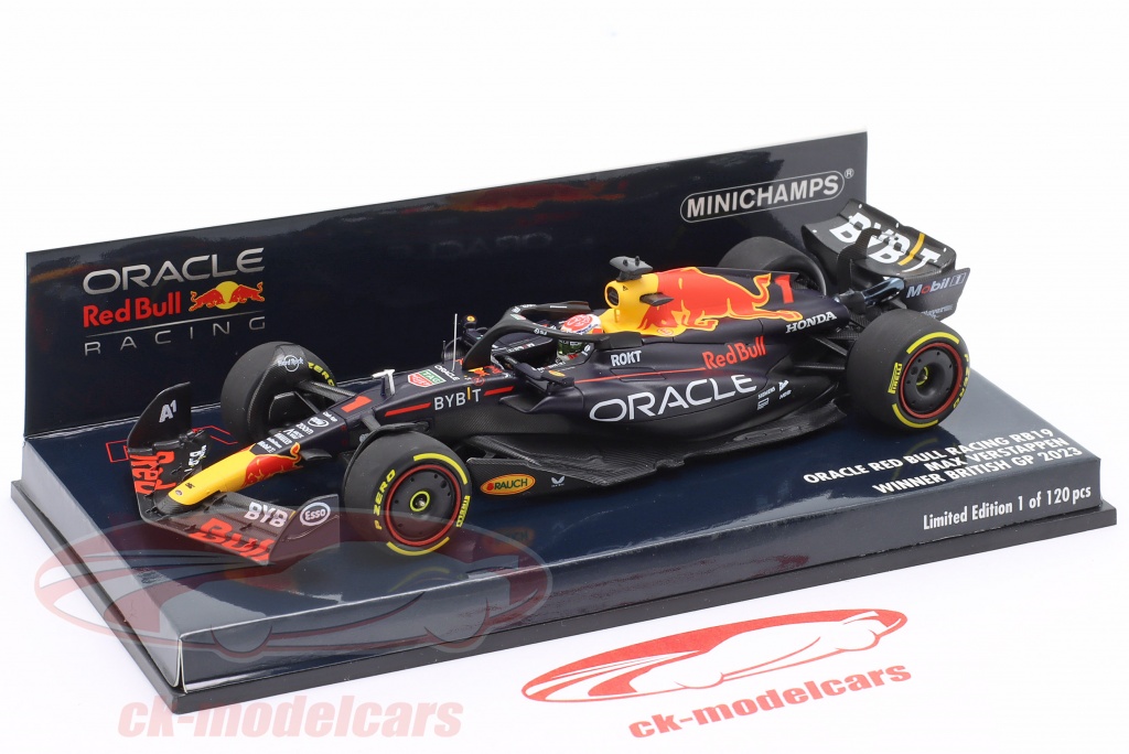 F1 RB19 Formule 1 2023 - Max Verstappen Winnaar GP Austin Texas USA - Model Auto DieCast - Schaal 1:43 - Lengte Ca. 12 Cm - BBurago 18-38082V-A - Officieel Gelicentieerd