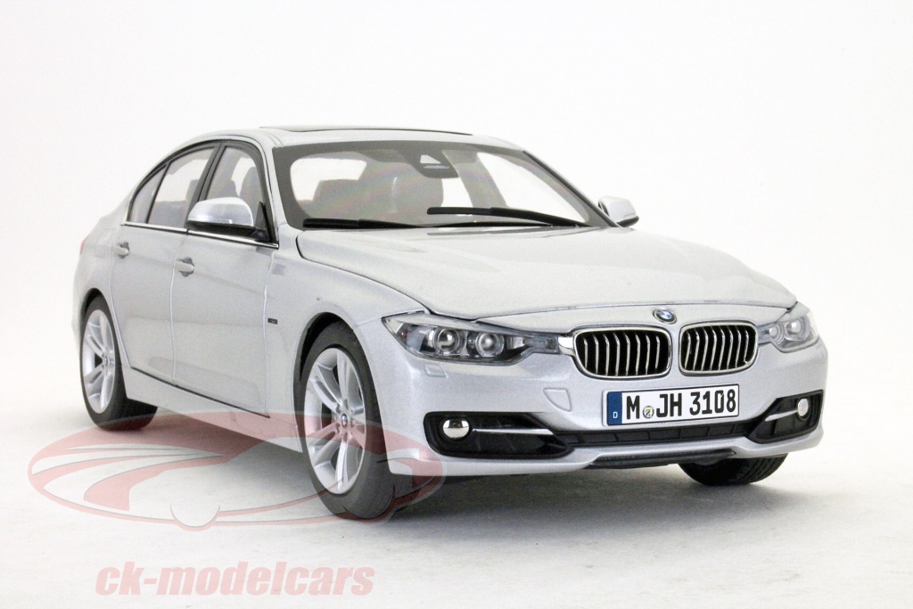 BMW 3 Series F30 2012 glacier silver 1:18 Paragon Models