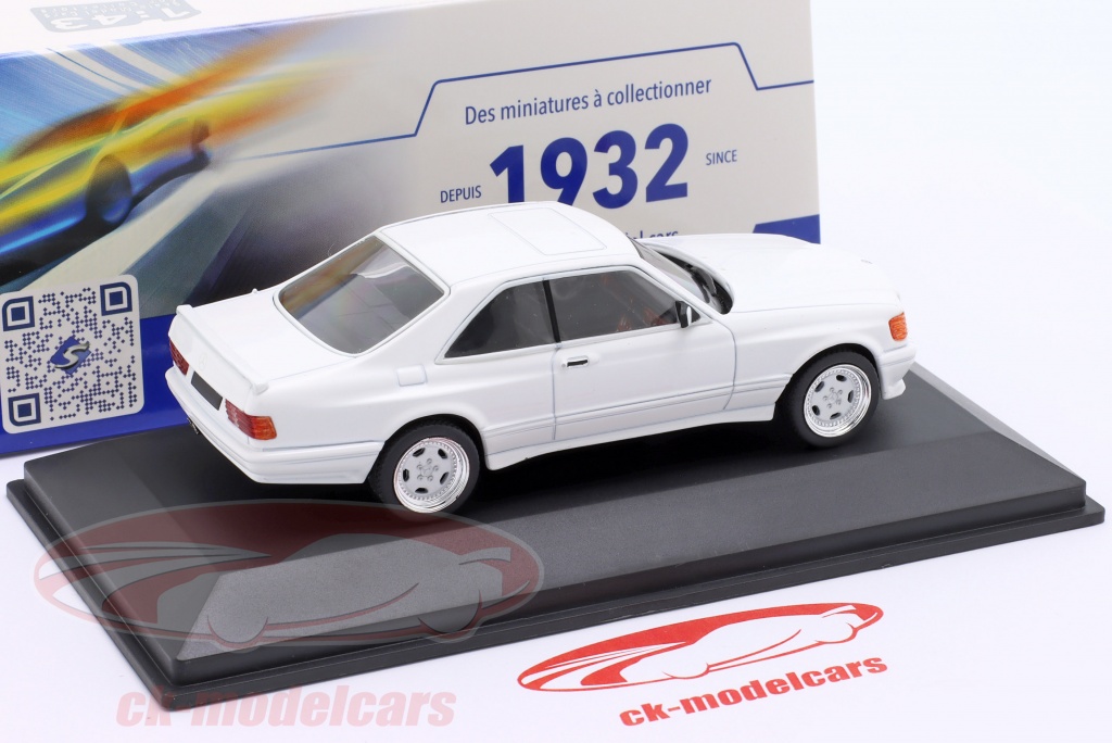 Mercedes-Benz 560 SEC AMG Widebody Rojo 1:43 – Réplica icónica a
