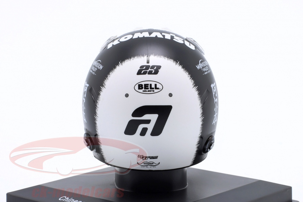 Casque Miniature F1 Fernando Alonso - Édition Grand Prix Du Mexique 2024 Aston Martin - Échelle 1/5, Modèle Spark Officiel - Idéal Collection - 5