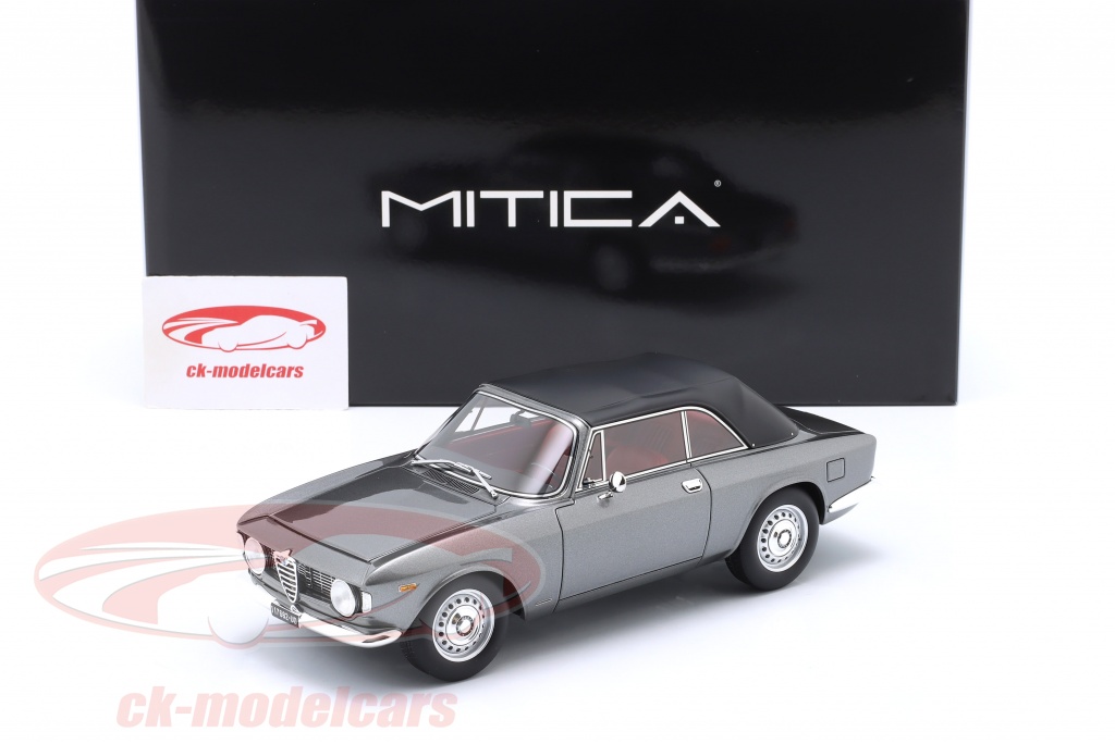 MX40102-132 Alfa Romeo Giulia GTC Cabriolet Argent - 1964 au 1/43 de MATRIX