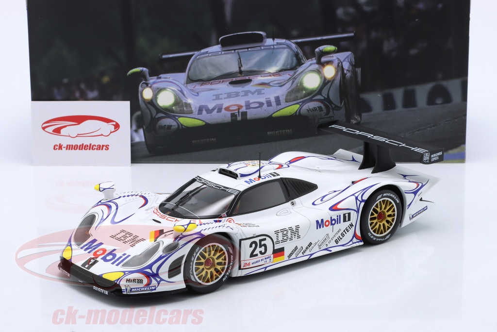 Miniature Porsche 911 GT1 N°25 MINICHAMPS 1/43 – Le Mans 1998 (État Impeccable)