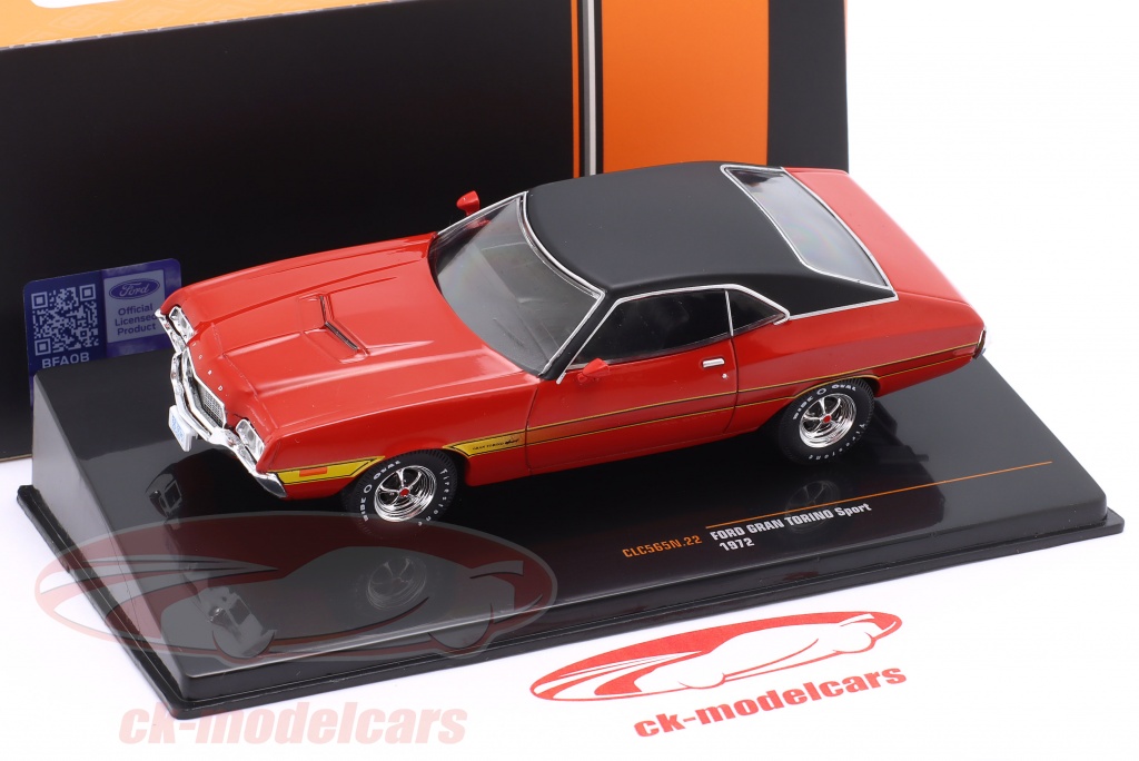 Modèle Réduit 1:18 IXO Ford Gran Torino Sport 1972 Vert (Film Gran Torino) - Neuf