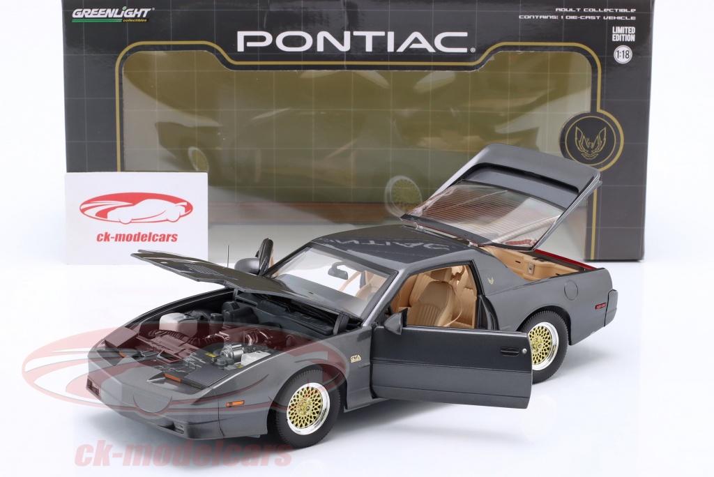 ミニカー GREEN LIGFT 1/18 PONTIAC TRANSAM GTA 1988 PONTIAC FIREBIRD TRANS AM GTA MEDIUM GRAY METALLIC 1/18