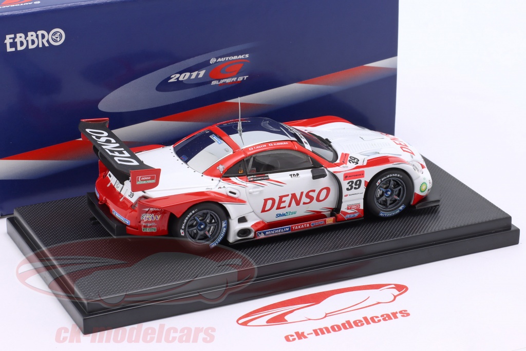 Voiture Miniature Lexus Zent Cerumo SC430 Super GT500 2011 #38 - Ebbro 1:43, Modèle 44554, Neuf