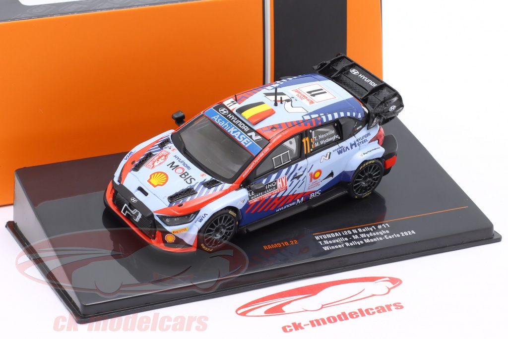 IXO 1/43 - HYUNDAI I20 N RALLY1 - RALLYE MONTE CARLO 2023 RAM882