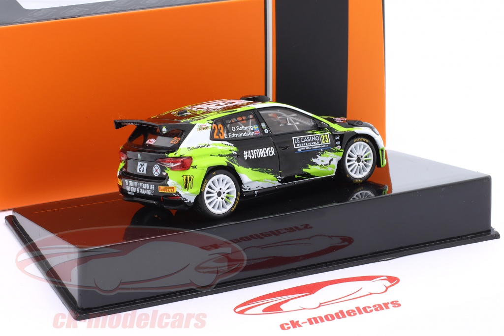 Voiture Rallye 1/43 Skoda Fabia S2000 Monte Carlo 2011 – Modèle Miniature Collection IXO – Boîte Vitrine – BR42 - 10