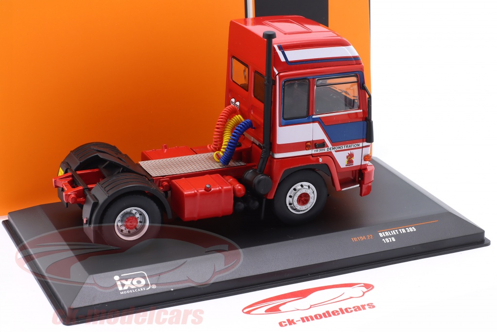 Ixo 1:43 Berliet TR350 Année de construction 1978 rouge TR194.22 modèle