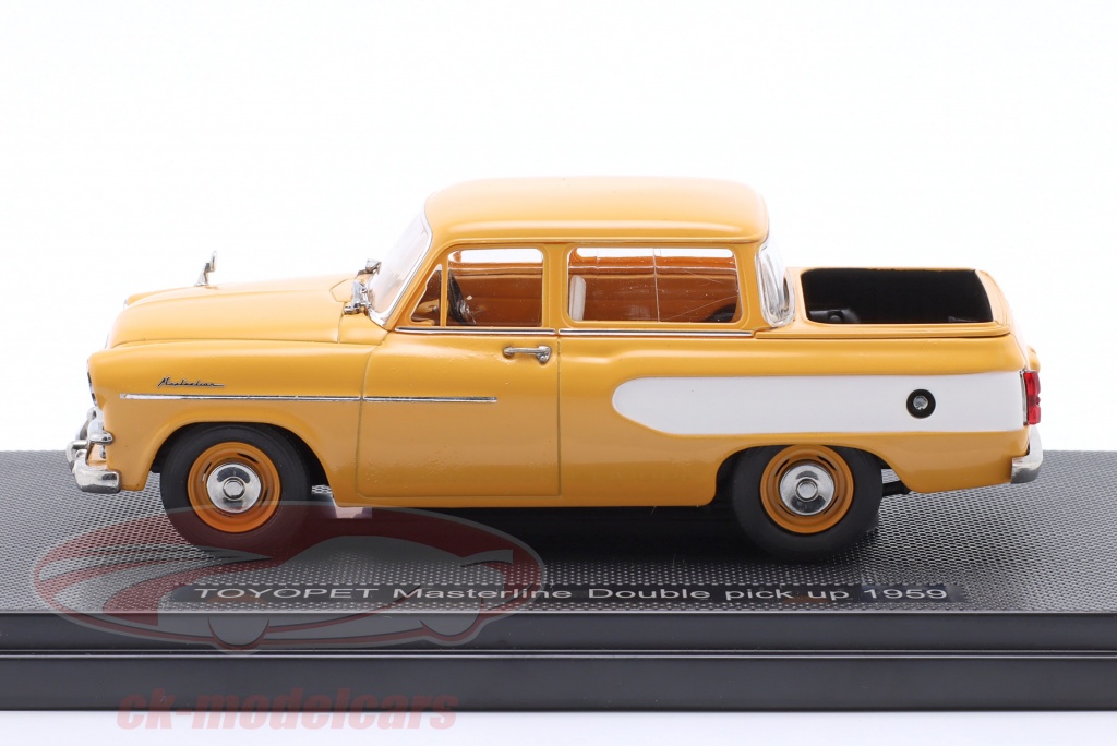 Miniature Datsun Truck 1300 Pick-up Ivoire 1966, Ebbro 1/43, Réf 44690, Neuve
