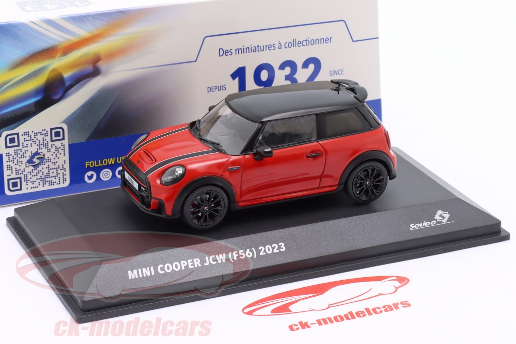 Mini Cooper John Works Red 2023 In Scala 1:43 - Modellino Da Collezione Solido - Foto 2