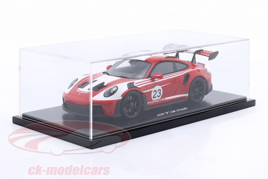 Puzzle 3D Porsche 911 GT3 Cup blanc / rouge / noir 108 pièces 1/18