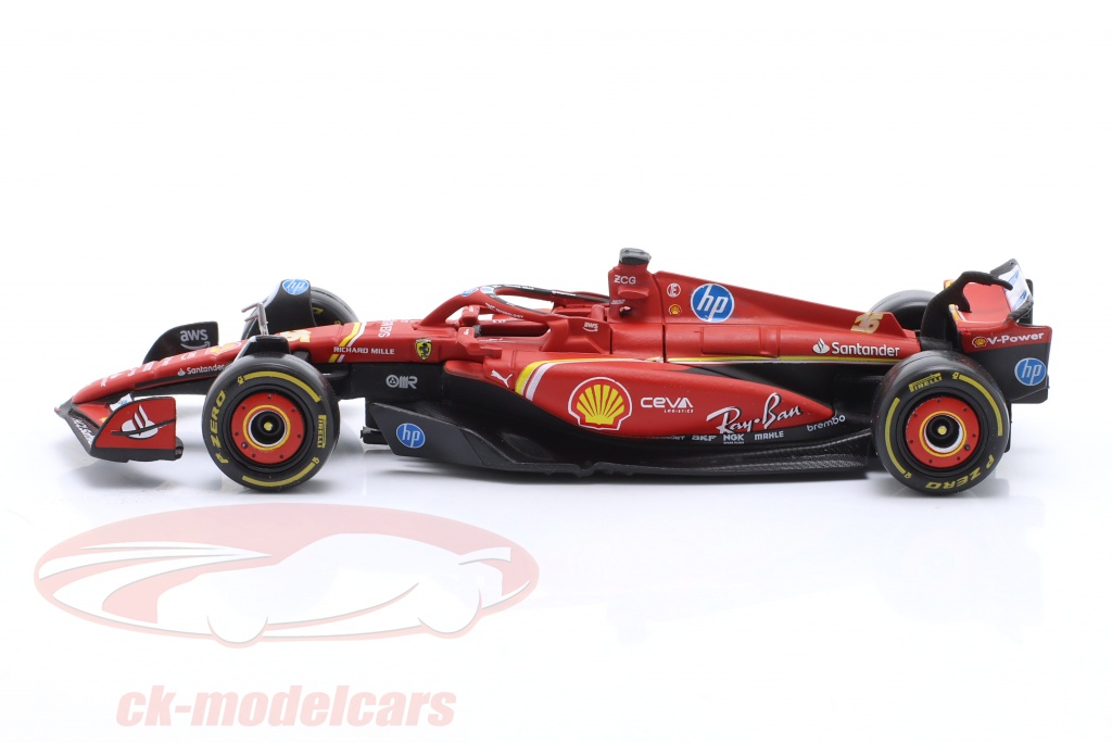 F1 Ferrari SF-24 #16 Leclerc Con Casco - Scala 1:43 - Bburago - Foto 3