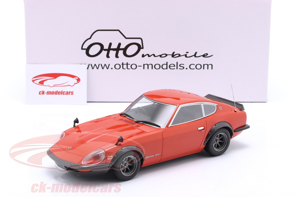 Miniature Ottomobile 1/18 Nissan Fairlady 240 ZG Grand Prix Red 1972