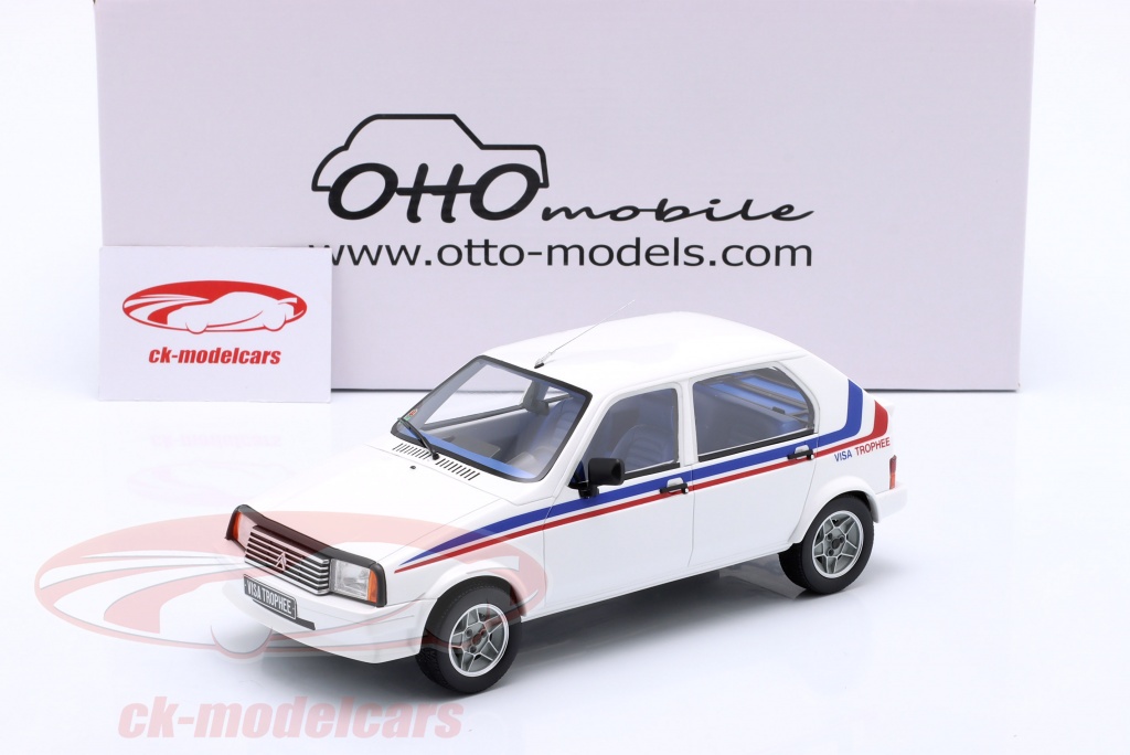 Modèle Réduit CITROEN VISA TROPHEE Gr.B 1983 - OTTO MOBILE 1/18 - Résine - Neuf